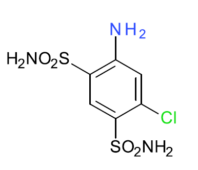 5-Chloro-2,4-disulfamylaniline
