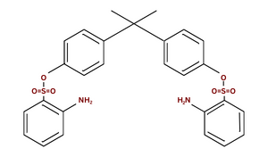 Bisphenol amino sulfonyl ester